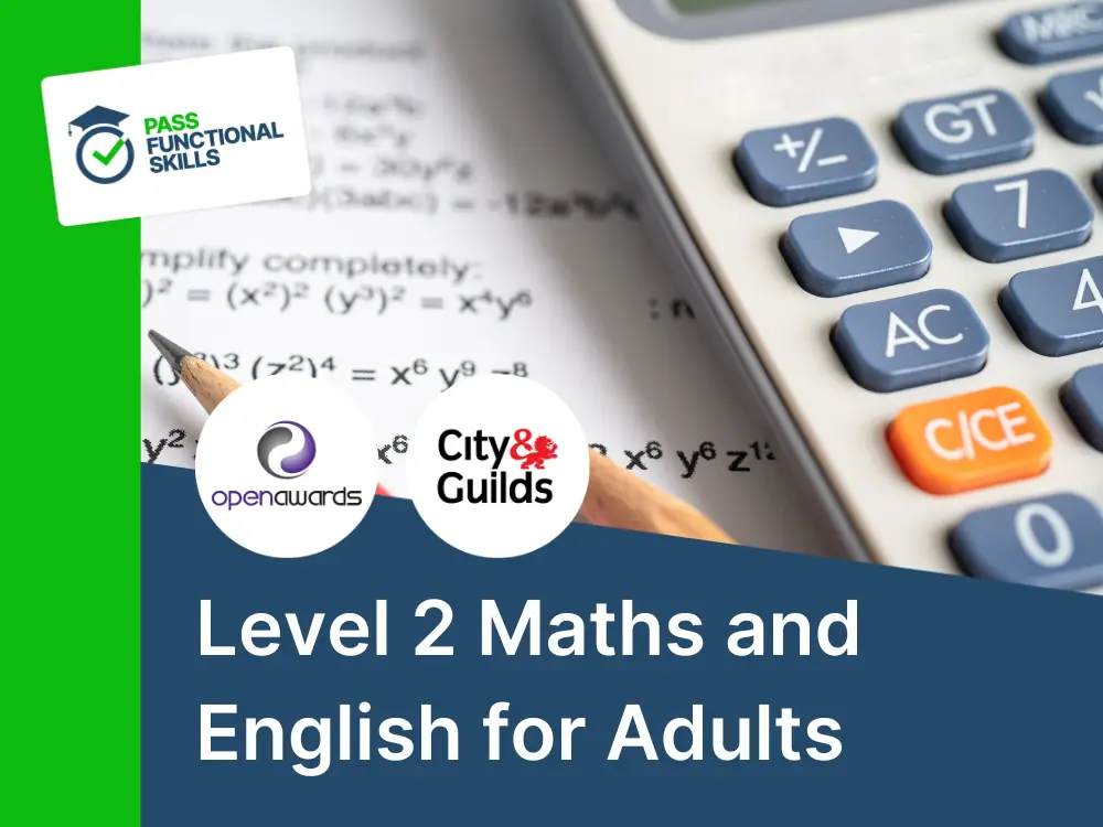 Level 2 Maths and English for Adults